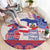 Afro-Haitians Proud Round Carpet Haiti Coat Of Arms Dashiki