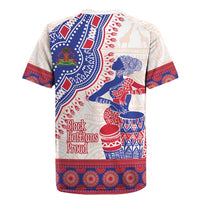 Afro-Haitians Proud Rugby Jersey Haiti Coat Of Arms Dashiki