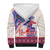 Afro-Haitians Proud Sherpa Hoodie Haiti Coat Of Arms Dashiki