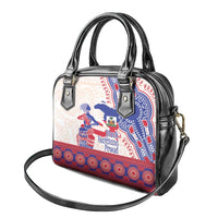 Afro-Haitians Proud Shoulder Handbag Haiti Coat Of Arms Dashiki