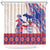 Afro-Haitians Proud Shower Curtain Haiti Coat Of Arms Dashiki