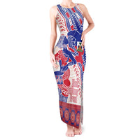 Afro-Haitians Proud Tank Maxi Dress Haiti Coat Of Arms Dashiki