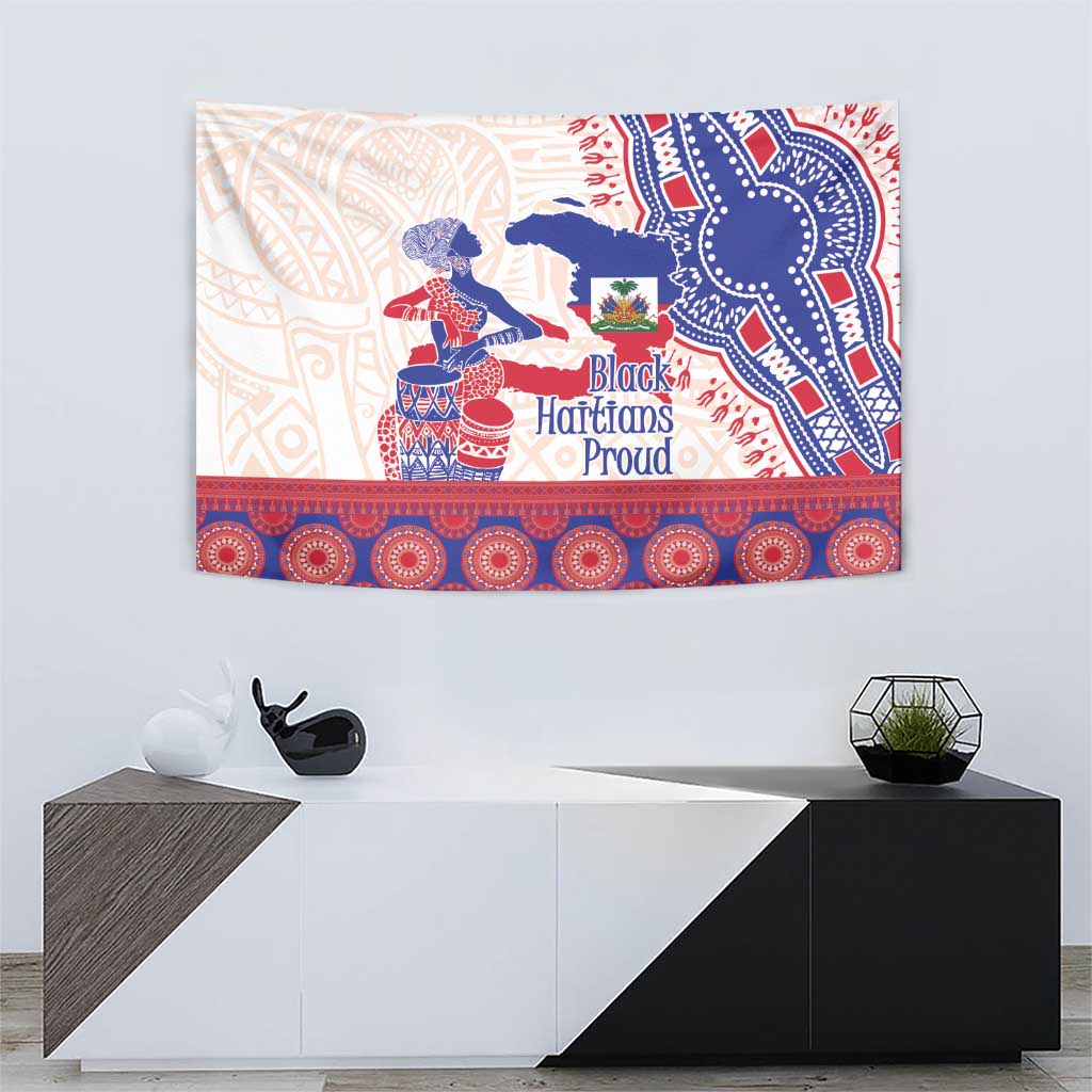 Afro-Haitians Proud Tapestry Haiti Coat Of Arms Dashiki