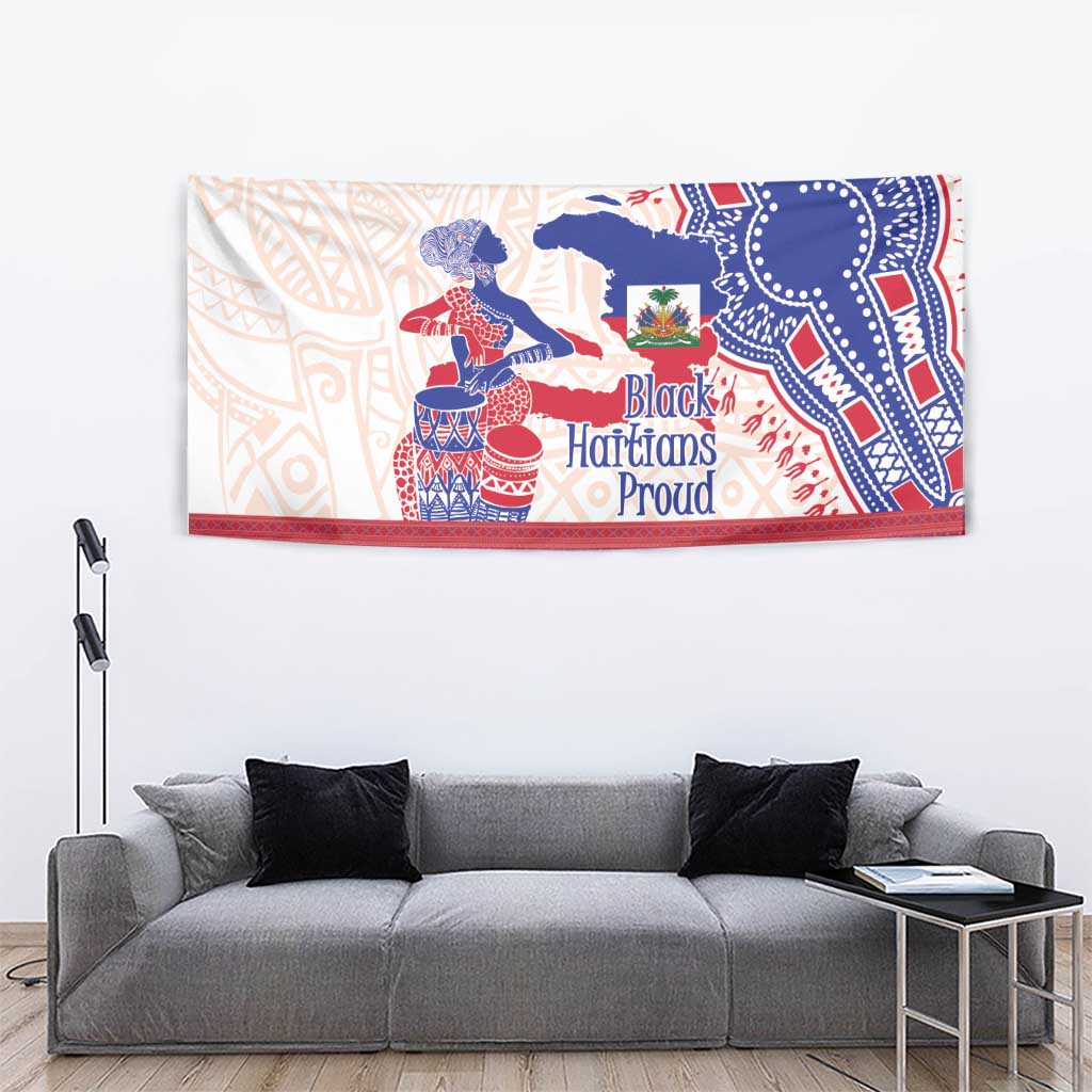Afro-Haitians Proud Tapestry Haiti Coat Of Arms Dashiki