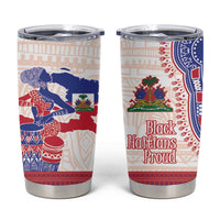 Afro-Haitians Proud Tumbler Cup Haiti Coat Of Arms Dashiki