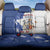 Personalised Saint-Domingue Back Car Seat Cover Coat Of Arms Grunge Style