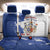 Personalised Saint-Domingue Back Car Seat Cover Coat Of Arms Grunge Style