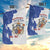 Personalised Saint-Domingue Garden Flag Coat Of Arms Grunge Style