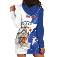 Personalised Saint-Domingue Hoodie Dress Coat Of Arms Grunge Style