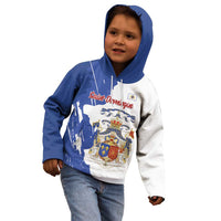 Personalised Saint-Domingue Kid Hoodie Coat Of Arms Grunge Style