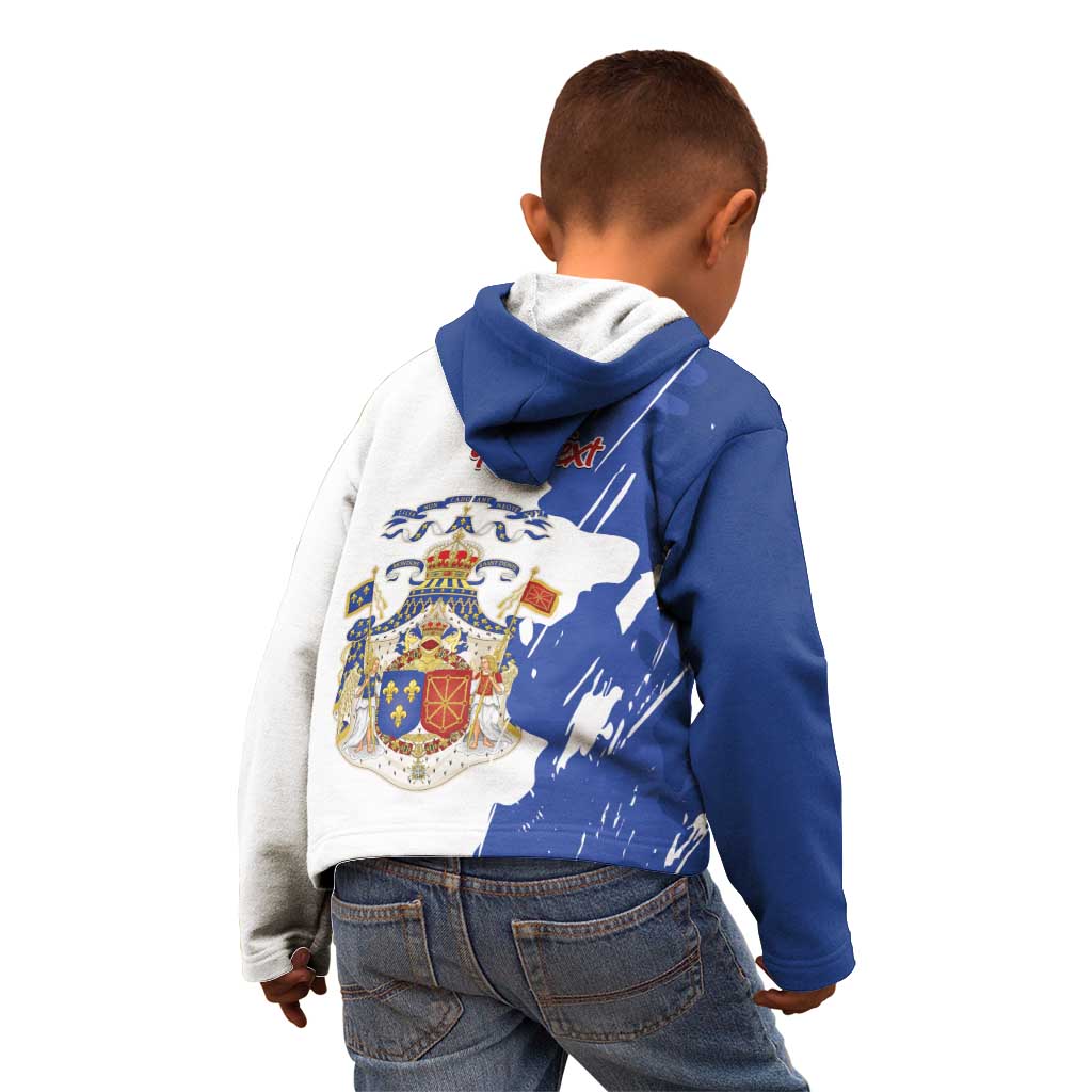 Personalised Saint-Domingue Kid Hoodie Coat Of Arms Grunge Style