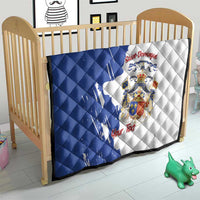 Personalised Saint-Domingue Quilt Coat Of Arms Grunge Style