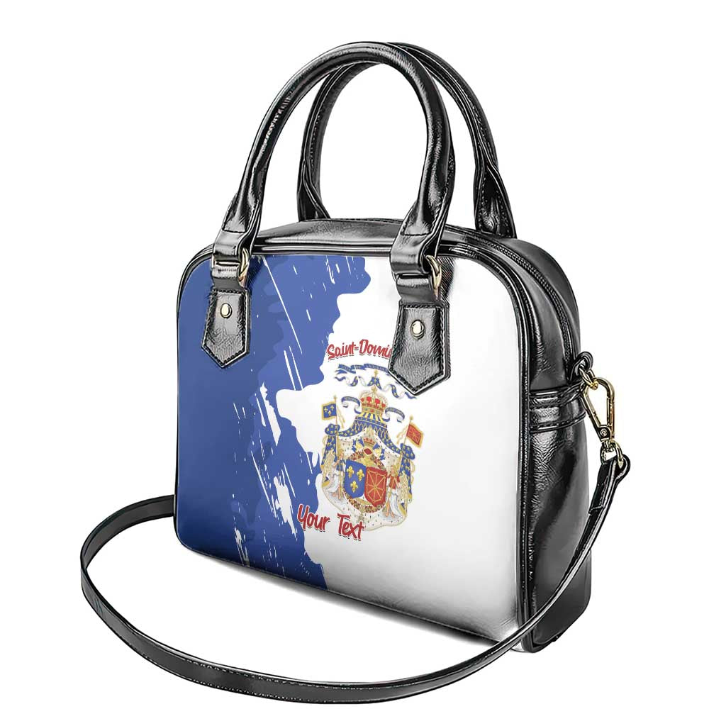 Personalised Saint-Domingue Shoulder Handbag Coat Of Arms Grunge Style