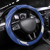 Saint-Domingue Steering Wheel Cover Coat Of Arms Grunge Style