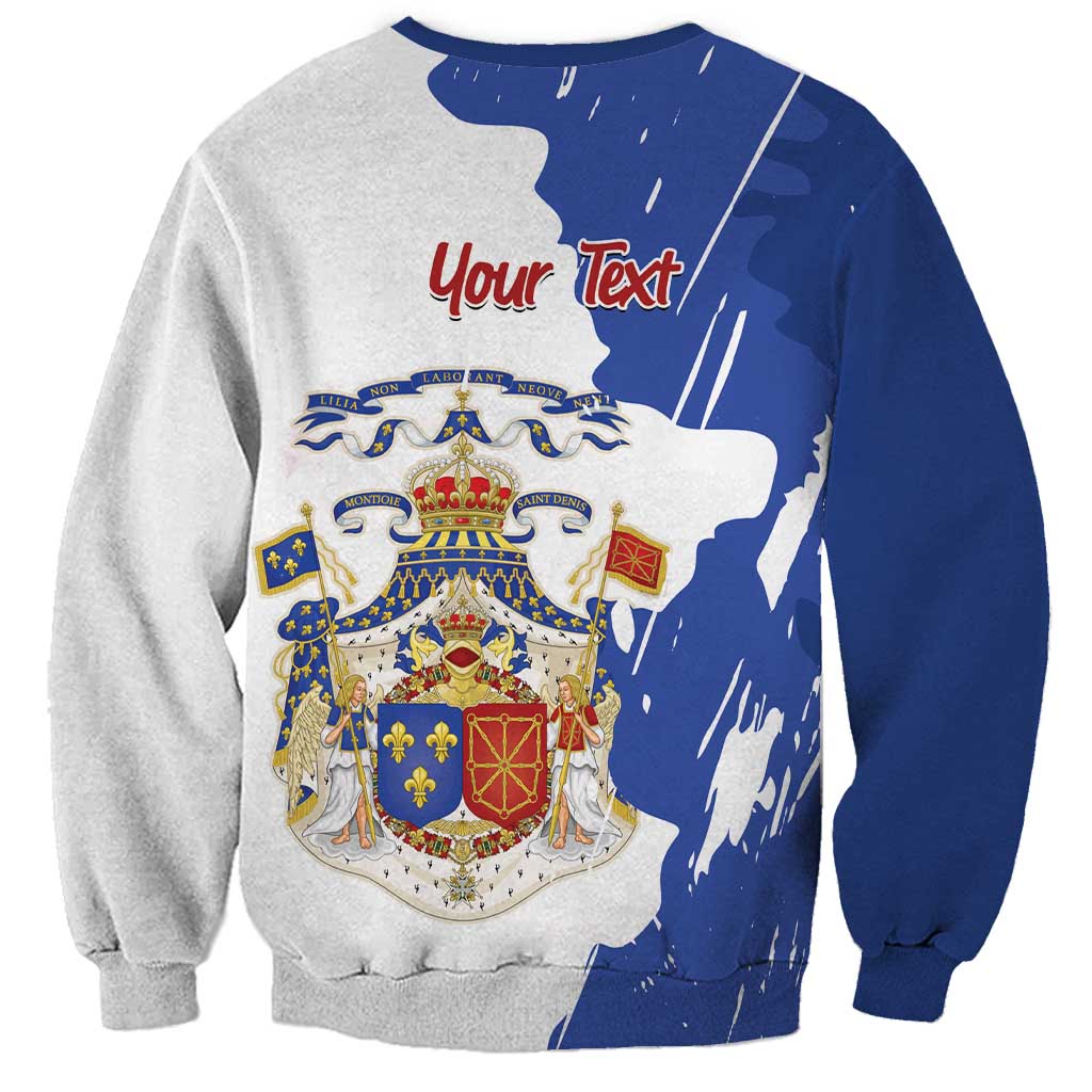 Personalised Saint-Domingue Sweatshirt Coat Of Arms Grunge Style