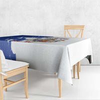 Personalised Saint-Domingue Tablecloth Coat Of Arms Grunge Style