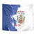 Personalised Saint-Domingue Tapestry Coat Of Arms Grunge Style