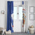 Personalised Saint-Domingue Window Curtain Coat Of Arms Grunge Style