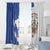 Personalised Saint-Domingue Window Curtain Coat Of Arms Grunge Style