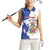 Personalised Saint-Domingue Women Sleeveless Polo Shirt Coat Of Arms Grunge Style
