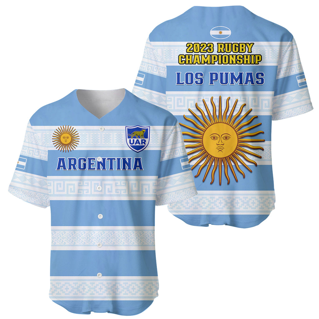 Argentina Rugby Baseball Jersey Los Pumas 2023 Go Champions Unique Style - Wonder Print Shop