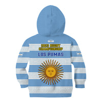 Argentina Rugby Kid Hoodie Los Pumas 2023 Go Champions Unique Style - Wonder Print Shop