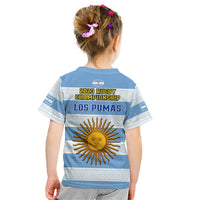 Argentina Rugby Kid T Shirt Los Pumas 2023 Go Champions Unique Style - Wonder Print Shop