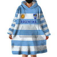 Argentina Rugby Wearable Blanket Hoodie Los Pumas 2023 Go Champions Unique Style - Wonder Print Shop