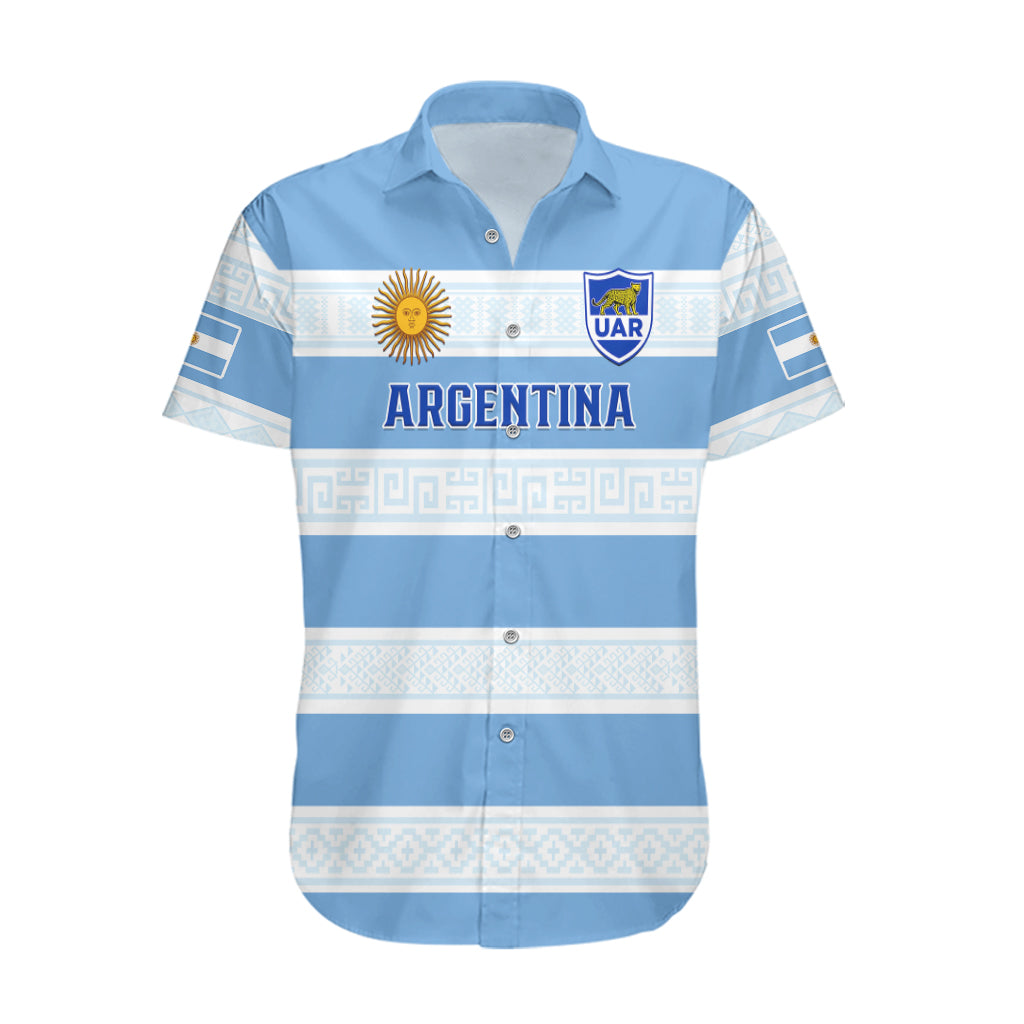 Personalised Argentina Rugby Hawaiian Shirt Los Pumas 2023 Go Champions Unique Style - Wonder Print Shop