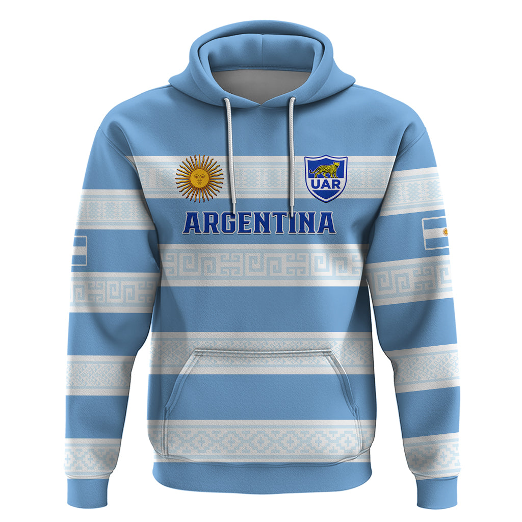 Personalised Argentina Rugby Hoodie Los Pumas 2023 Go Champions Unique Style - Wonder Print Shop