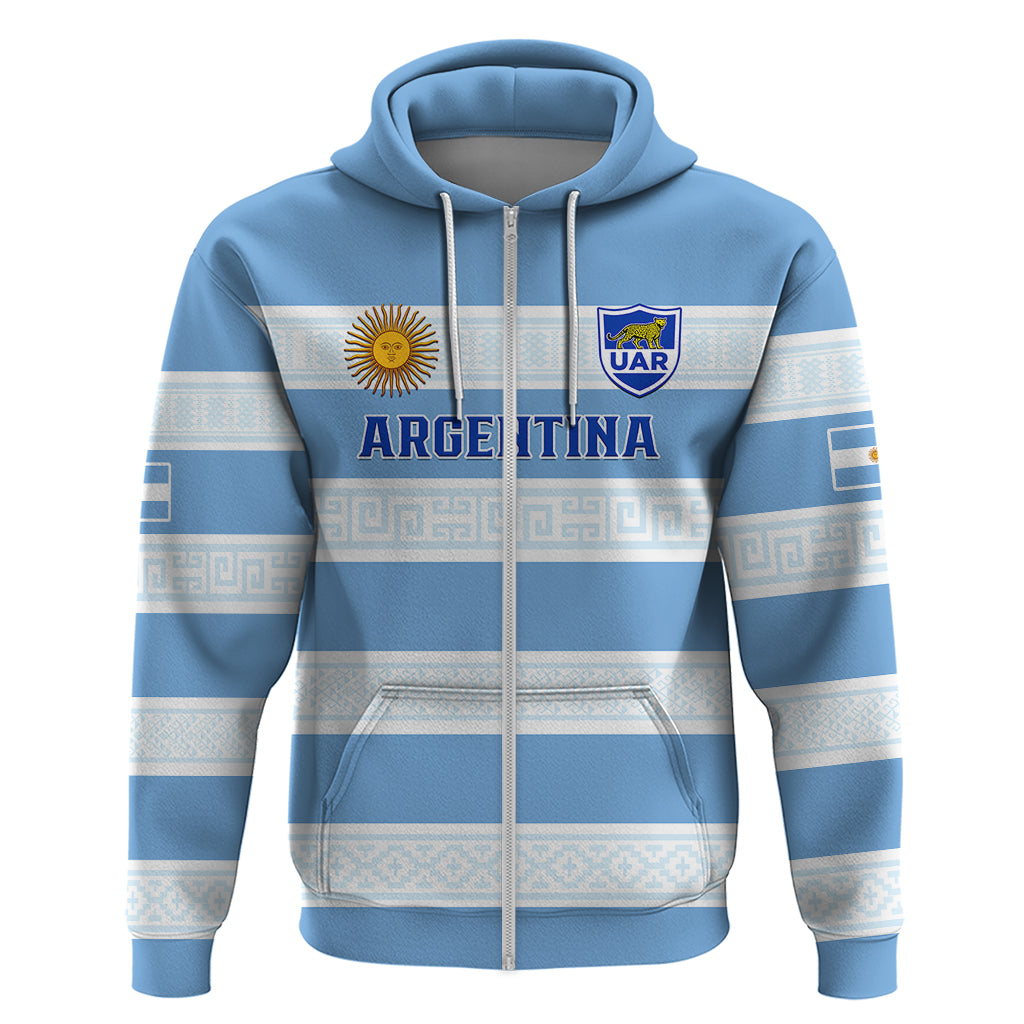 Personalised Argentina Rugby Hoodie Los Pumas 2023 Go Champions Unique Style - Wonder Print Shop