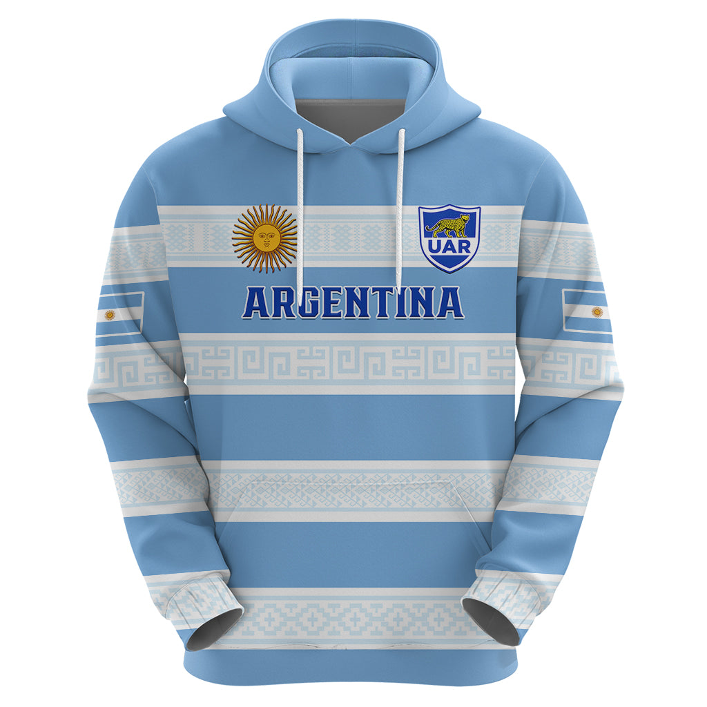 Personalised Argentina Rugby Hoodie Los Pumas 2023 Go Champions Unique Style - Wonder Print Shop