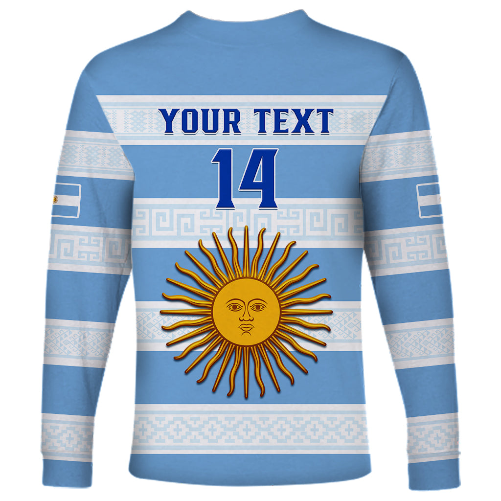 Personalised Argentina Rugby Long Sleeve Shirt Los Pumas 2023 Go Champions Unique Style - Wonder Print Shop