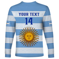 Personalised Argentina Rugby Long Sleeve Shirt Los Pumas 2023 Go Champions Unique Style - Wonder Print Shop