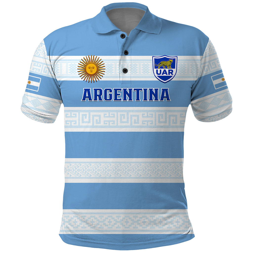 Personalised Argentina Rugby Polo Shirt Los Pumas 2023 Go Champions Unique Style - Wonder Print Shop