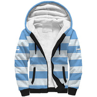 Personalised Argentina Rugby Sherpa Hoodie Los Pumas 2023 Go Champions Unique Style - Wonder Print Shop