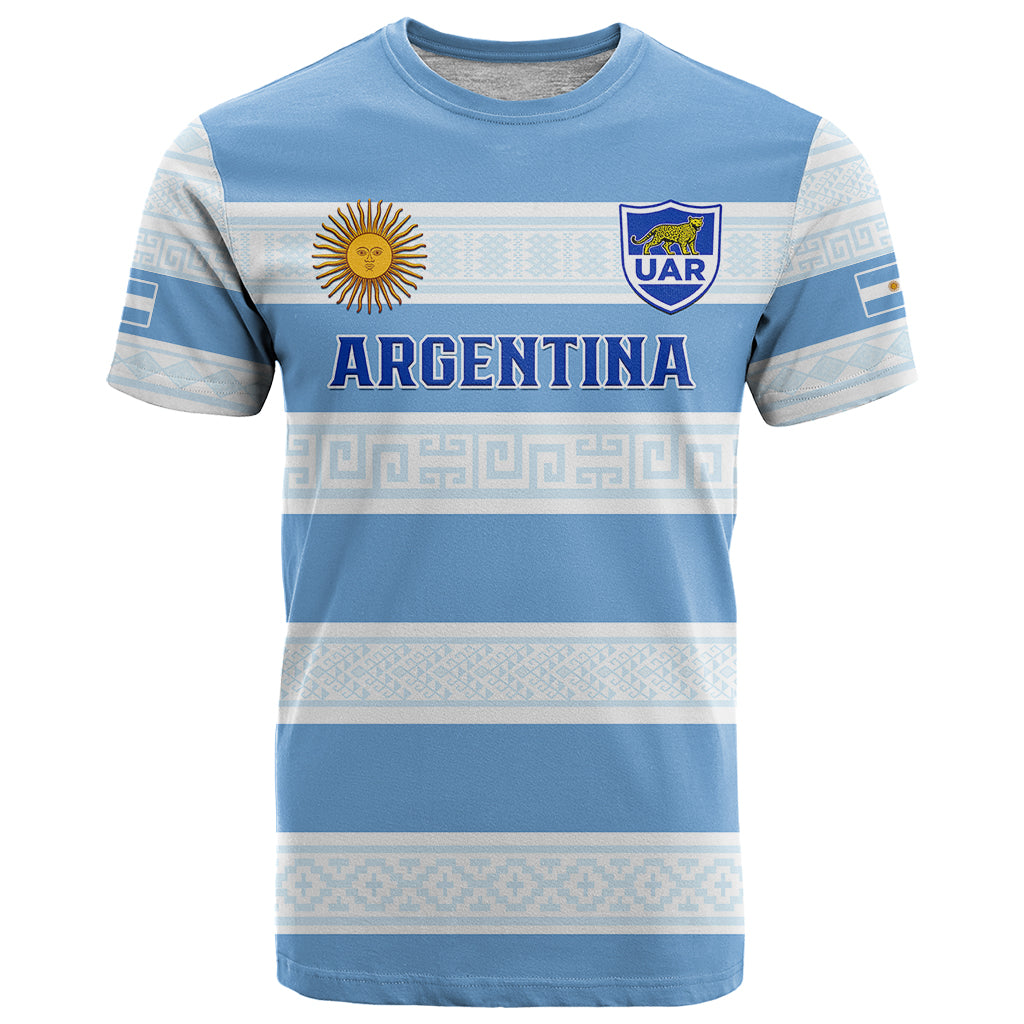 Personalised Argentina Rugby T Shirt Los Pumas 2023 Go Champions Unique Style - Wonder Print Shop