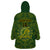 Personalised Australia Rugby Wearable Blanket Hoodie Wallabies 2023 Go Champions Indigenous Art - Wonder Print Shop