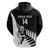 Personalised New Zealand Silver Fern Rugby Hoodie All Black Go Champions Maori Pattern LT14