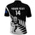 Personalised New Zealand Silver Fern Rugby Polo Shirt All Black 2024 Go Champions Maori Pattern - Wonder Print Shop