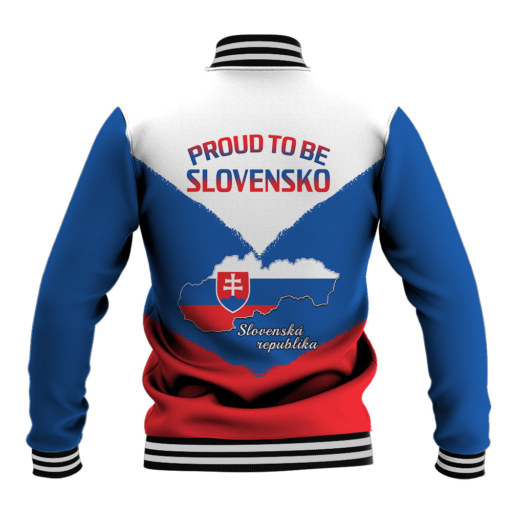 17 July Slovakia Independence Day Baseball Jacket Proud To Be Slovensko - Wonder Print Shop