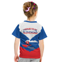 17 July Slovakia Independence Day Kid T Shirt Proud To Be Slovensko - Wonder Print Shop