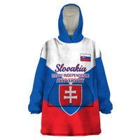 17 July Slovakia Independence Day Wearable Blanket Hoodie Proud To Be Slovensko - Wonder Print Shop