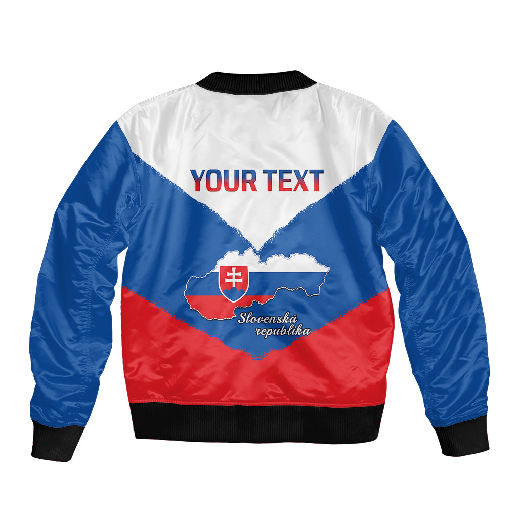 Personalised 17 July Slovakia Independence Day Bomber Jacket Proud To Be Slovensko - Wonder Print Shop