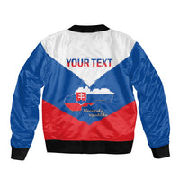 Personalised 17 July Slovakia Independence Day Bomber Jacket Proud To Be Slovensko - Wonder Print Shop