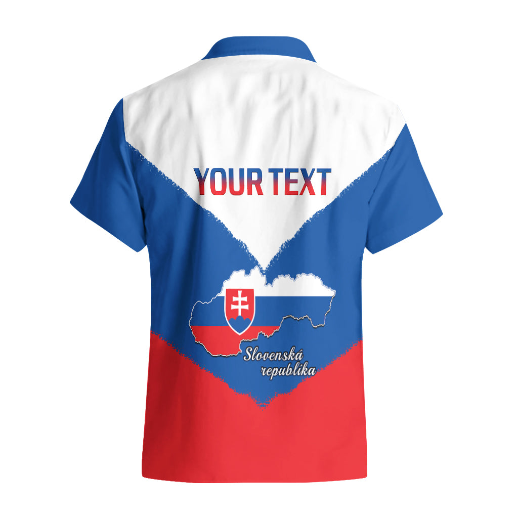 Personalised 17 July Slovakia Independence Day Hawaiian Shirt Proud To Be Slovensko - Wonder Print Shop