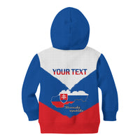 Personalised 17 July Slovakia Independence Day Kid Hoodie Proud To Be Slovensko - Wonder Print Shop