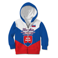 Personalised 17 July Slovakia Independence Day Kid Hoodie Proud To Be Slovensko - Wonder Print Shop