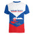Personalised 17 July Slovakia Independence Day Women V Neck T Shirt Proud To Be Slovensko - Wonder Print Shop