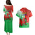 Pride Cymru Couples Matching Puletasi Dress and Hawaiian Shirt 2023 Wales LGBT With Welsh Red Dragon - Wonder Print Shop